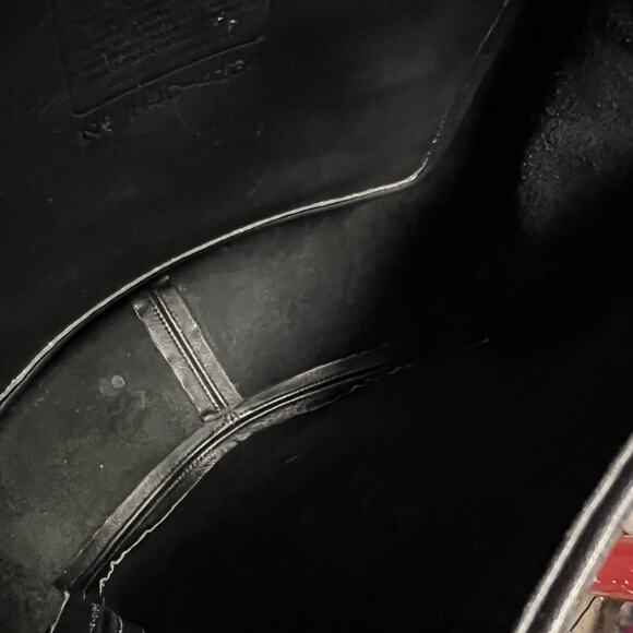 Vintage 1994 Coach Black Leather SoHo Bac Sac Backpack 4134 Made in USA w/ Card - Picture 12 of 12